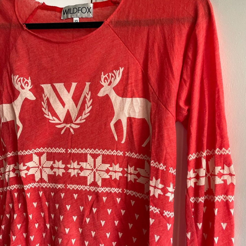 Wildfox Holiday top 🎄